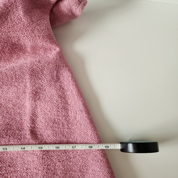 Kate Spade Pink Tweed Sleeveless Dress Sz 0 - Picture 12 of 14